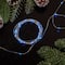 100ct Blue LED Micro Fairy Lights 16ft Copper Wire